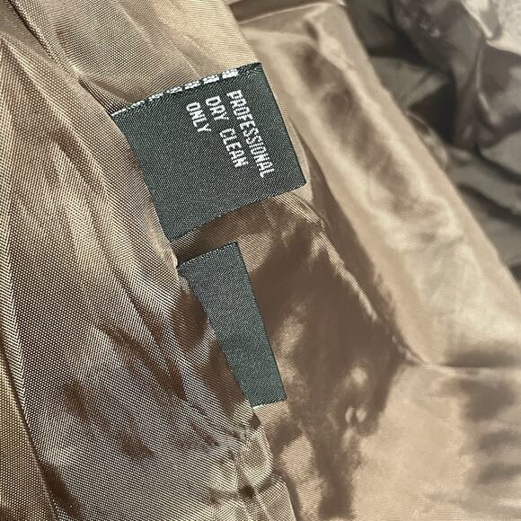 Y2K Genuine Leather Coat 1X Penny Lane Shearling Trim Brown Distressed Jacket - Picture 11 of 14